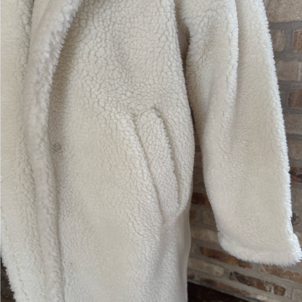 FABLETICS Khloe teddy jacket long NWT S  Bone - Picture 4 of 6